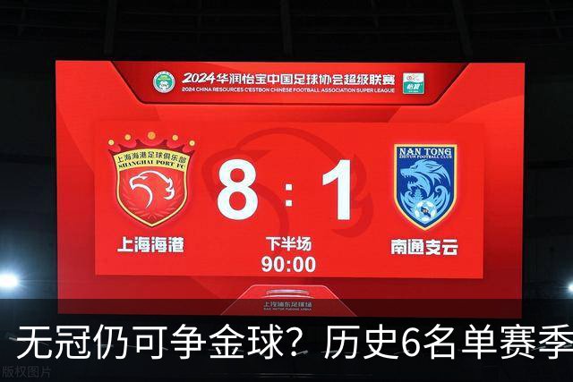 无冠仍可争金球？历史6名单赛季0冠金球得主：盖德·穆勒 C罗在列